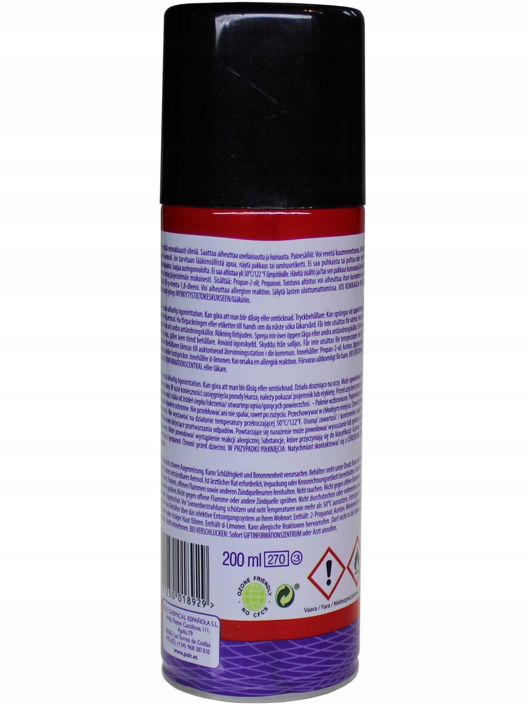 impregnat do butów sprey 200ml. CZARNY — 8