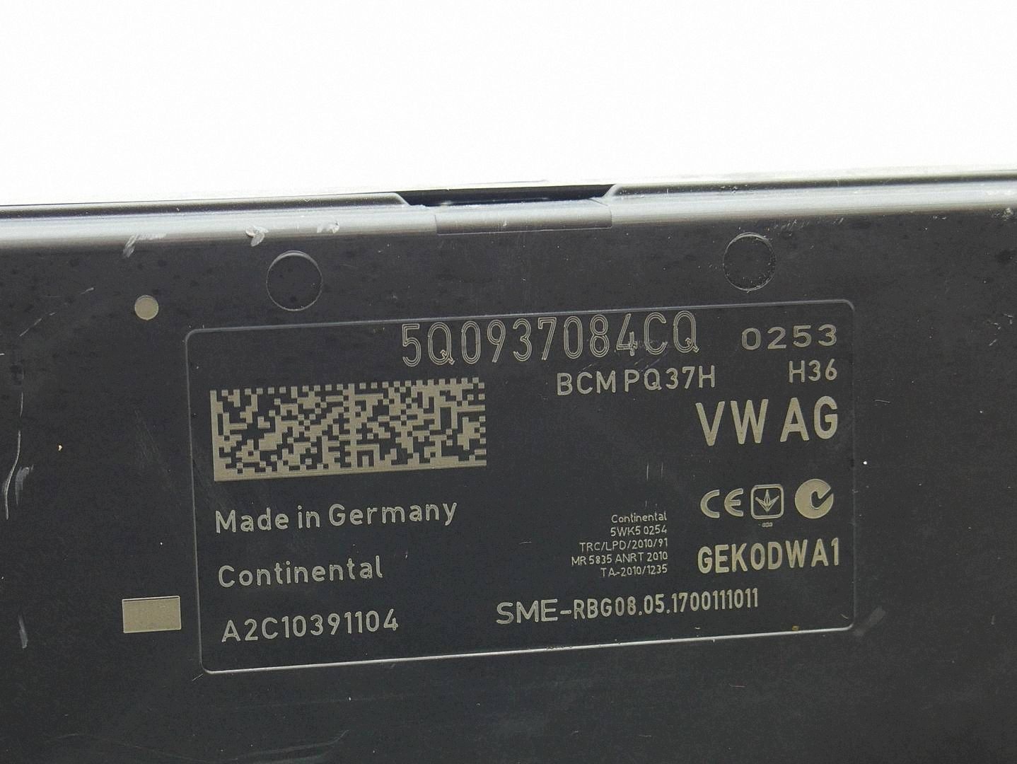 module control unit KOMFORTU AUDI A3 8V LIFT LEON III SUPERB III 5Q0937084CQ