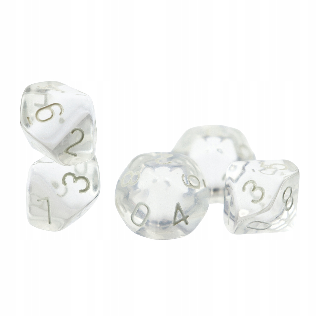 ZESTAW 2 KOSTEK K10 RPG ZAPOMNIANE RUNY KOŚĆ DZIESIĘCIOŚCIENNA 0-9 Liczba ścian 10