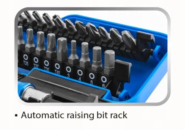 ZESTAW 1/4" BITÓW Z GRZECHOTKĄ 26 elementów King Tony Marka King Tony