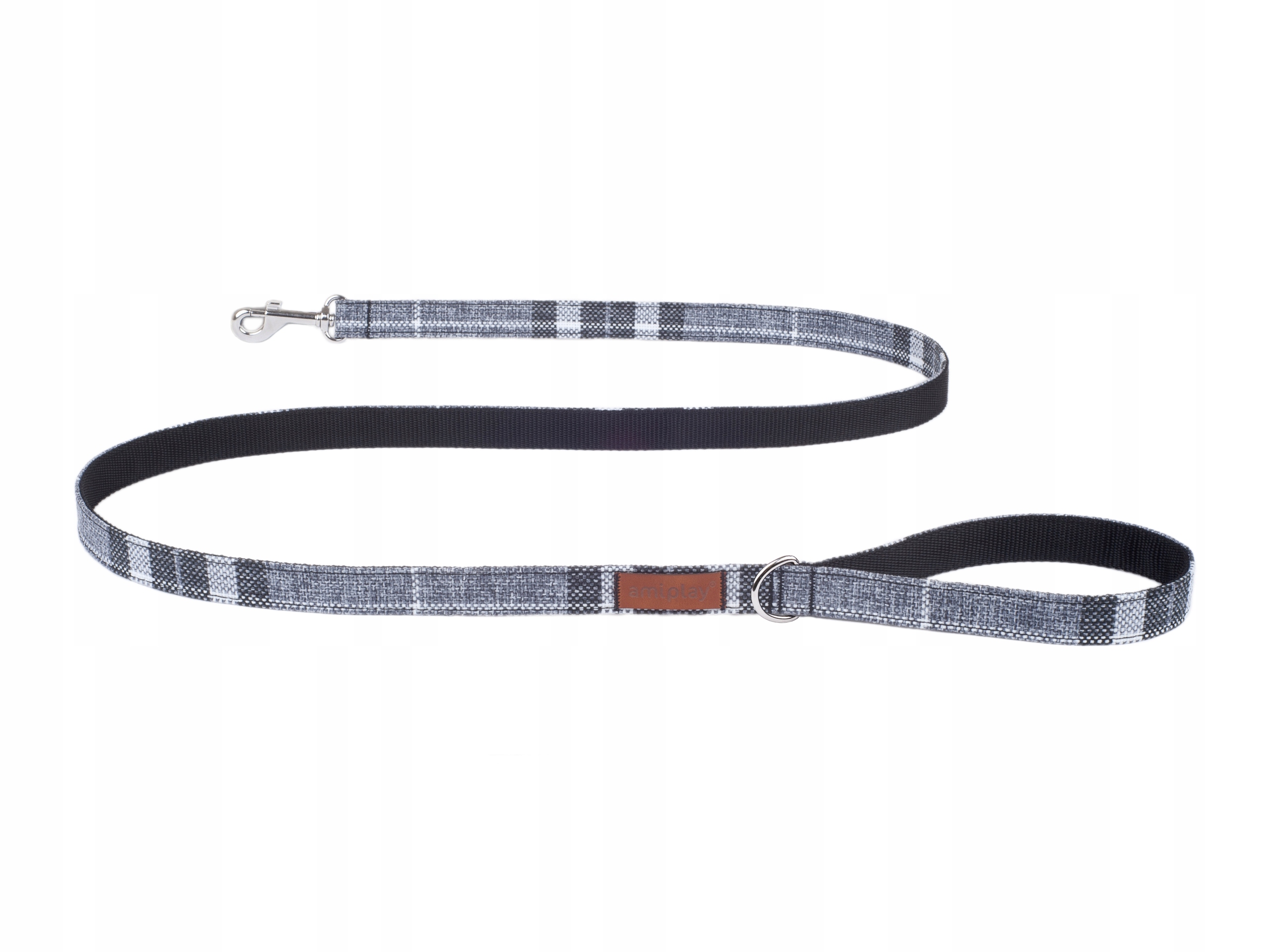 

amiplay Smycz klasyczna London 140 cm S Szara