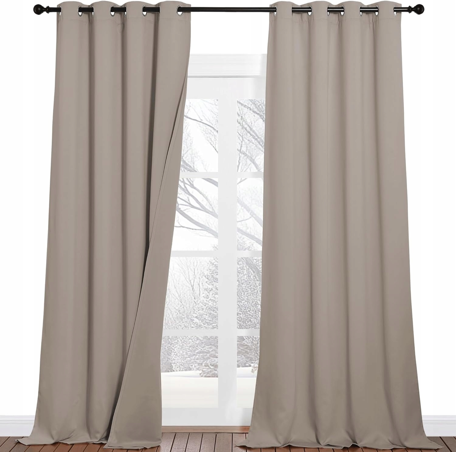 Zatemňovacie závesy 100 % zvukotesné Pony Dance 2ks 240×132 cm