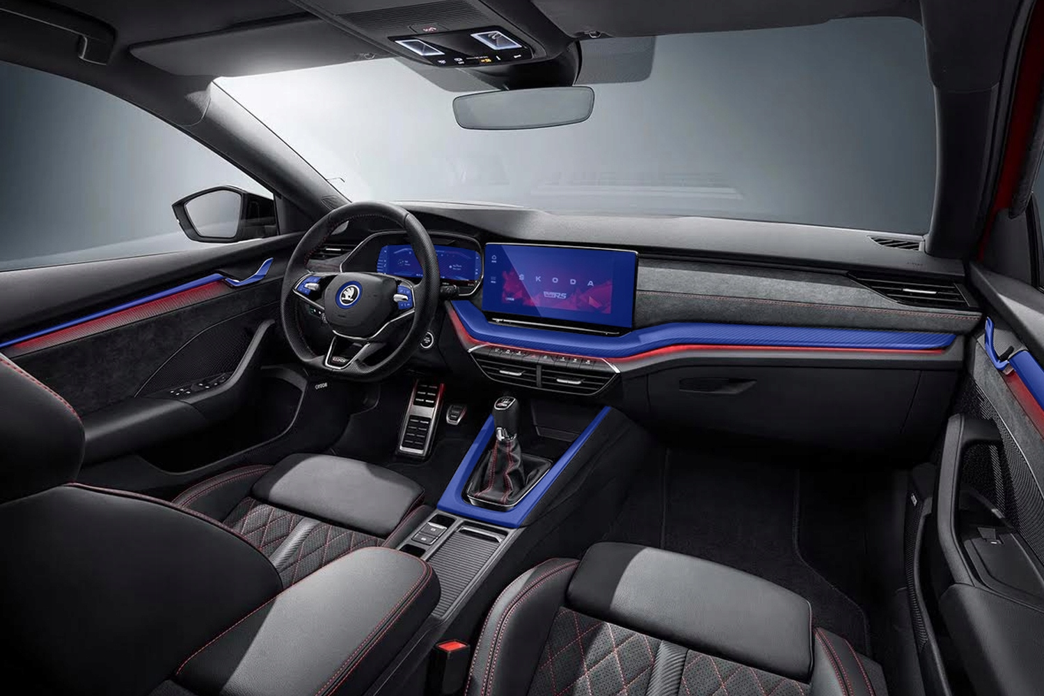 Ochranná fólia Ppf na interiér Škoda Octavia IV Priehľadná ochrana