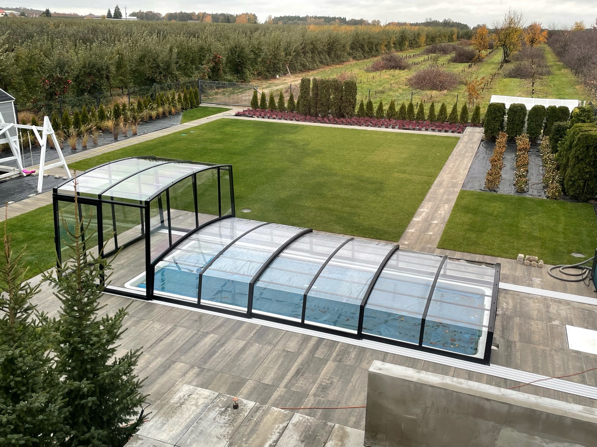 Zadaszenie basenowe 3,5 m x 7,75 m