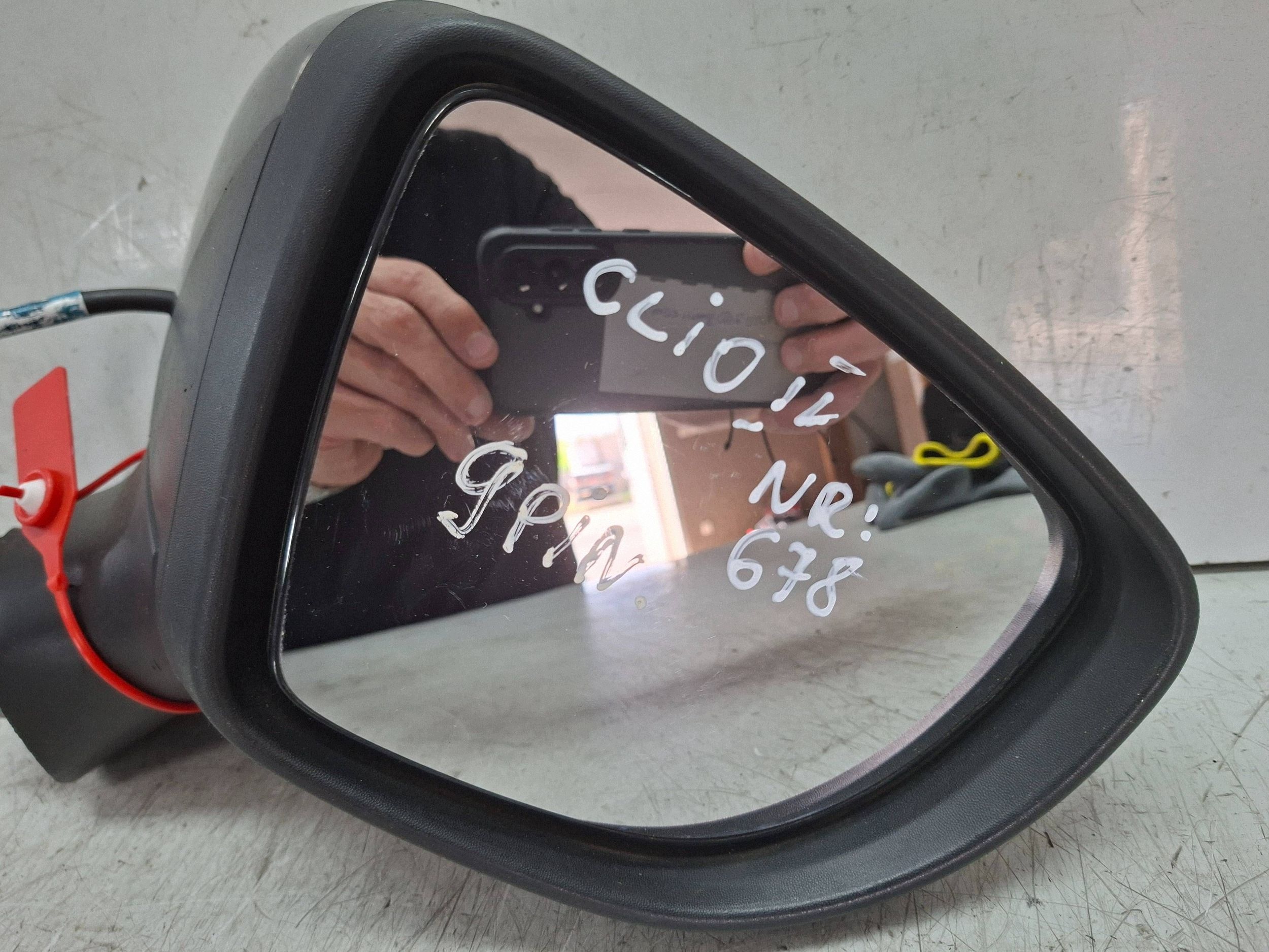 mirror right 9 vertical RENAULT CLIO IV 2012
