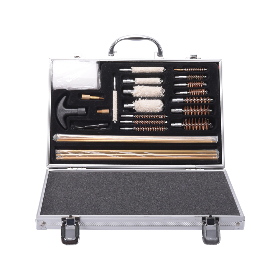 Čištění na zbraně univerzální Deluxe Rothco set 29 ks stříbrný