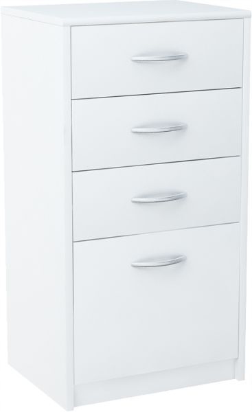 Wąska Komoda Szafka z szufladami 45x85cm BIAŁY MAT