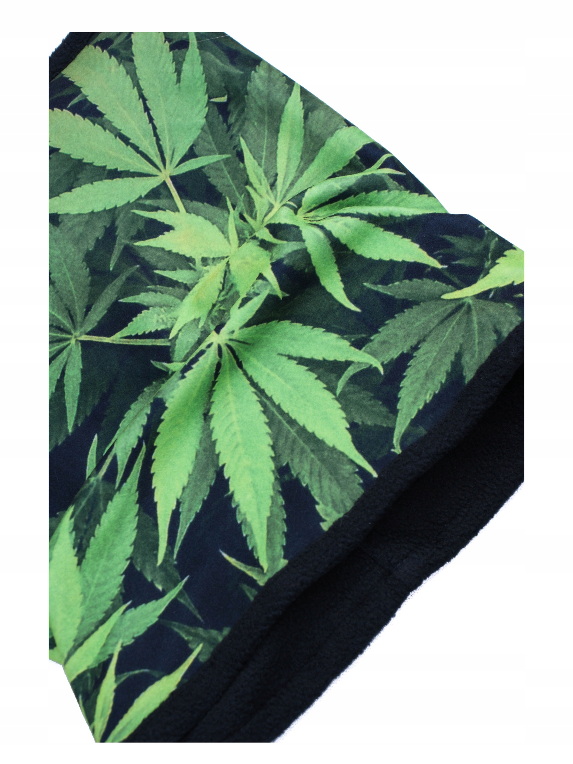 KOMIN LIŚĆIE CZARNY ZIELONY OCIEPLACZ POLAR CIEPŁY Marka inna