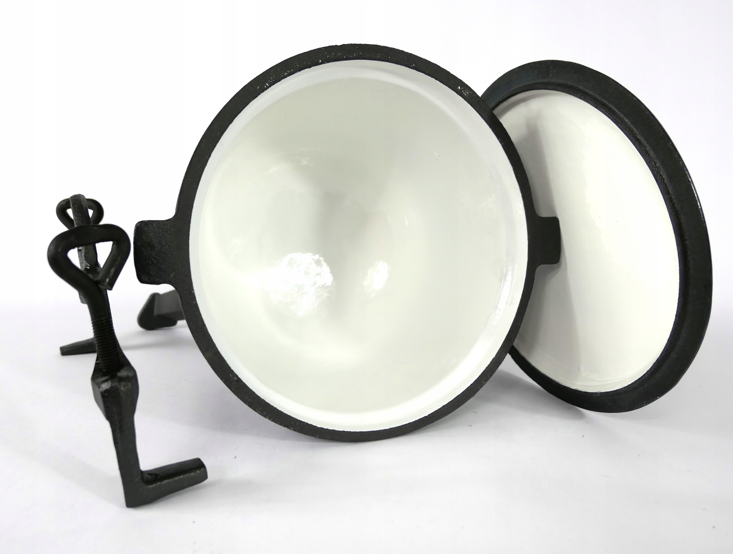 KOCIOŁEK Żeliwny EMALIOWANY 8 L Garnek 5504 Pojemność 8 l