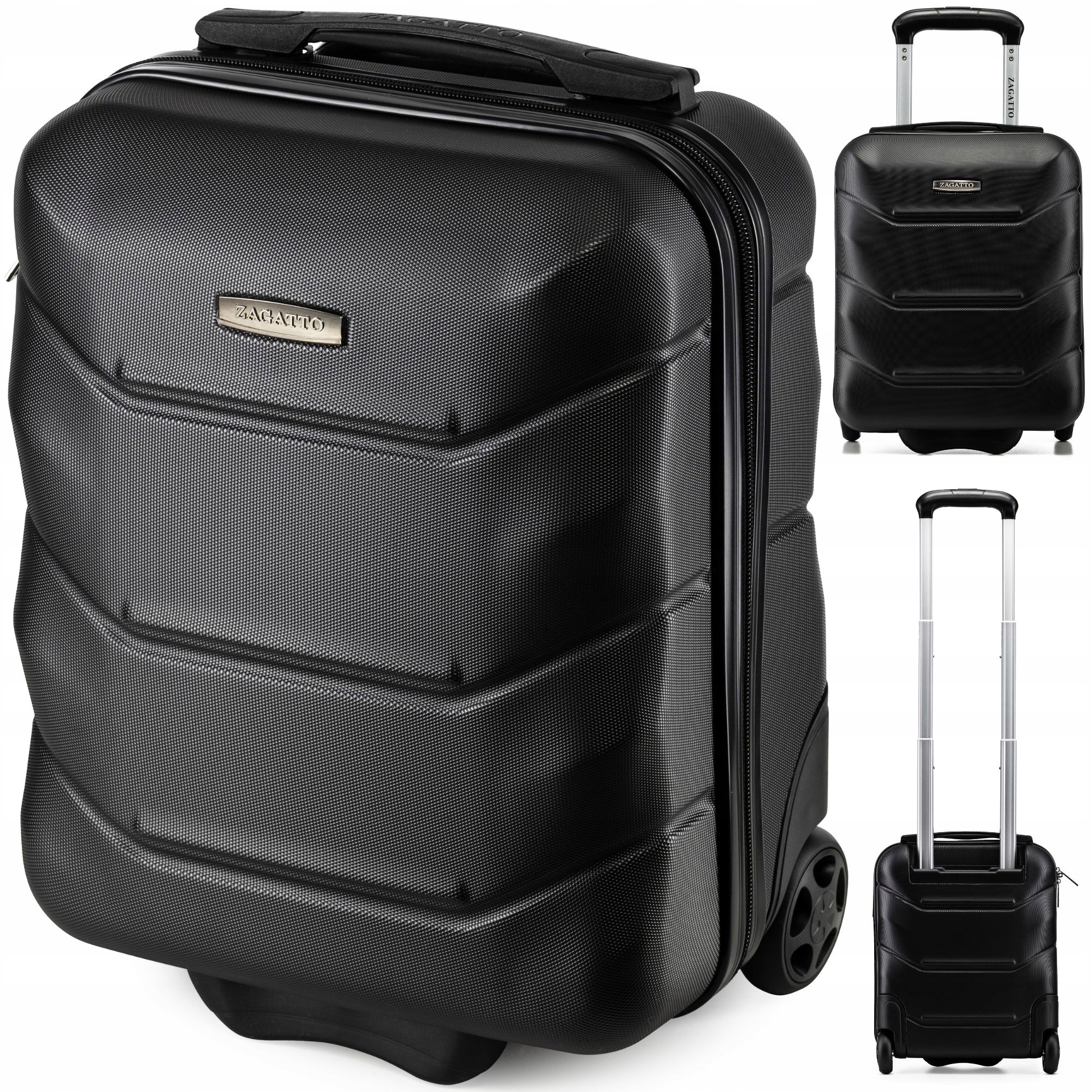 Malý kabinový kufr na kolečkách 40x20x30 příruční zavazadlo 5 Barev Zagatto