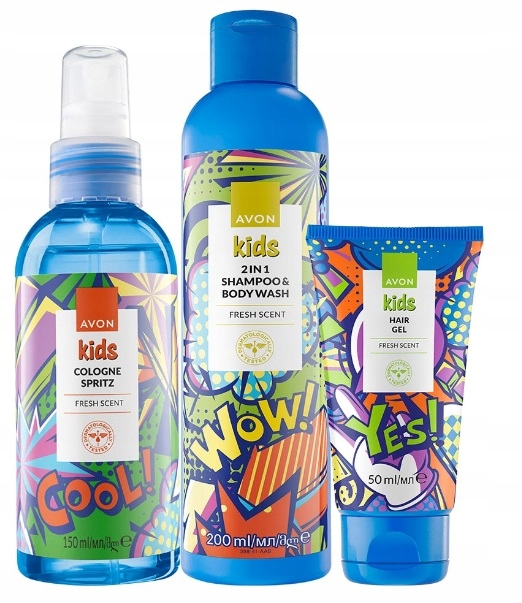 AVON FRESH Żel do włosów modelowania hair gel scent dla dzieci chłopców Marka Avon