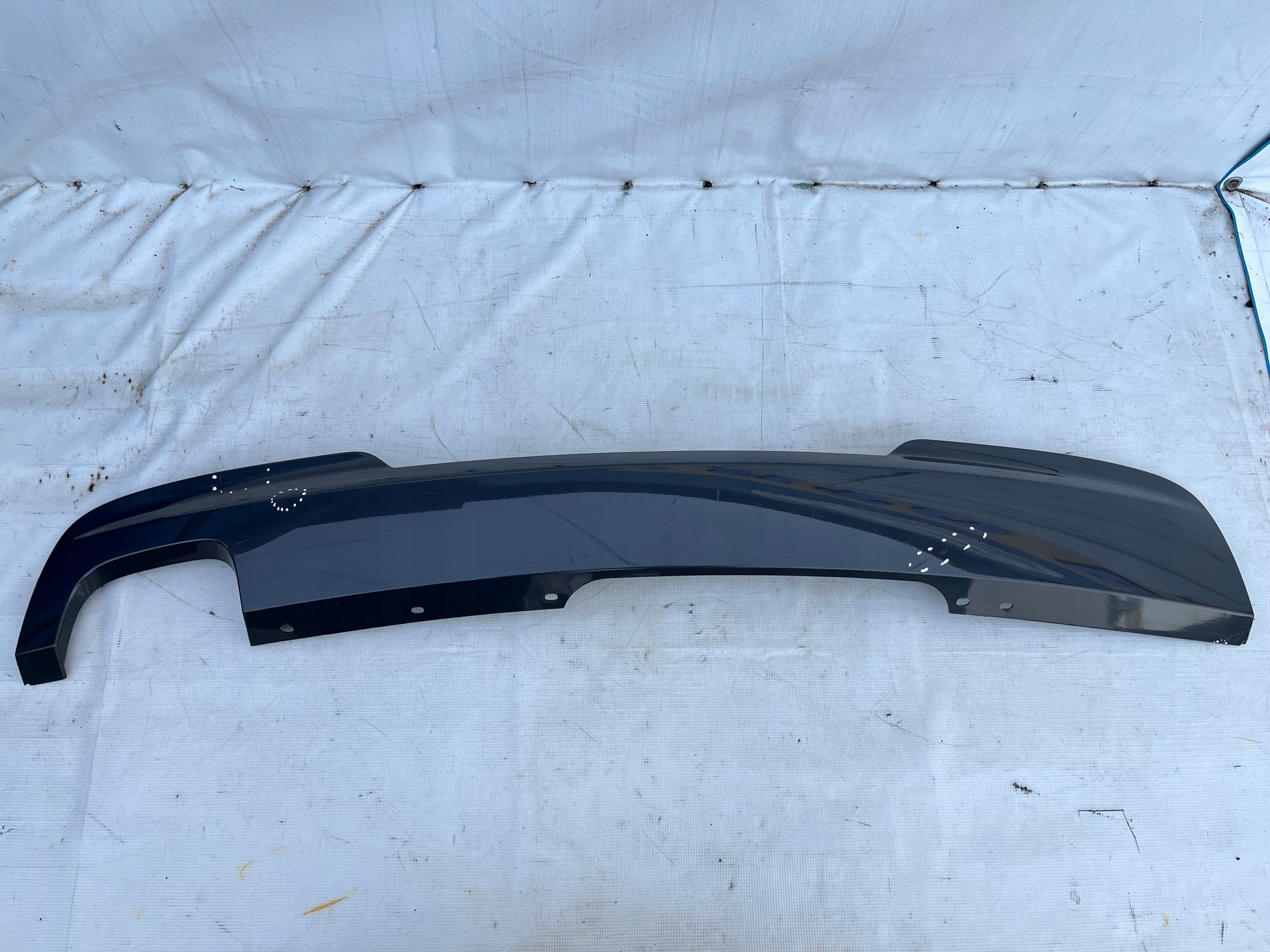 BMW F10/F11M-PAKIET diffusore Paraurti posteriore nero