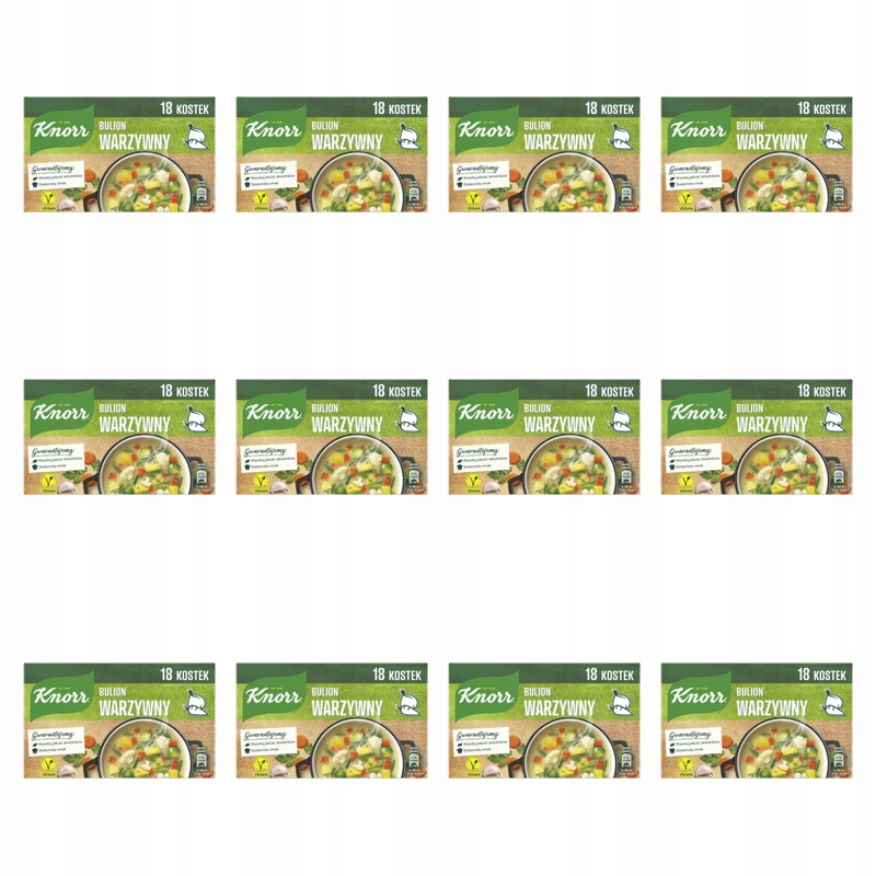 Knorr Zeleninový vývar 9 l (18 kostek) 180 g X12