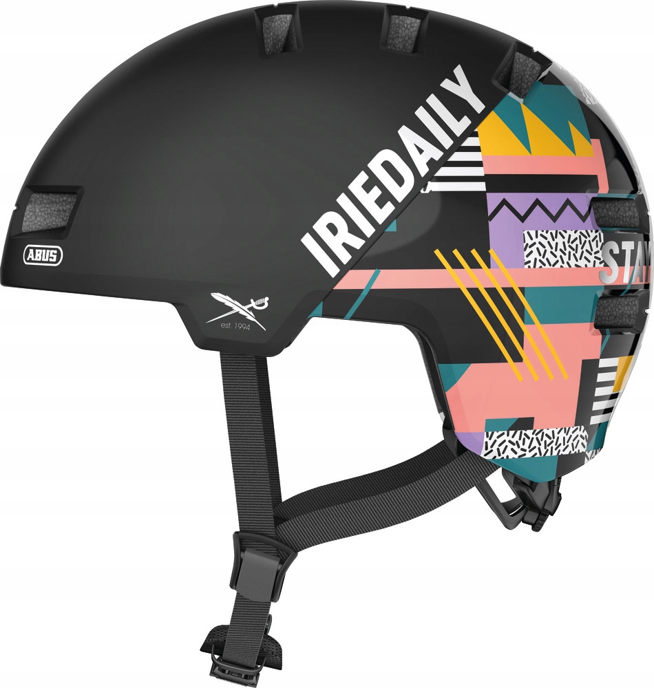 Kask rowerowy Abus Skurb Ace 40399 L czarny wentylacja