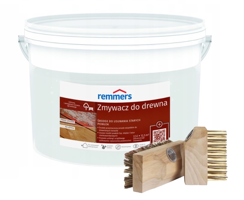 

Remmers Zmywacz do Drewna szczotka Zestaw 2,5L