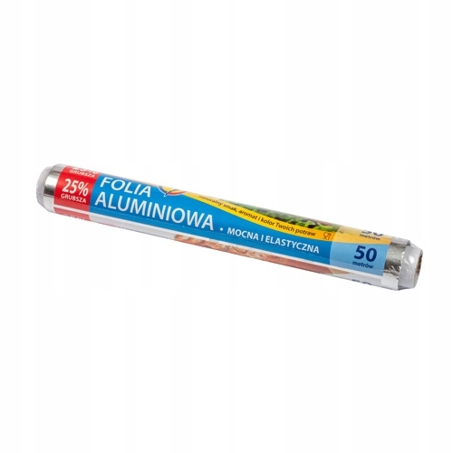 

Folia aluminiowa 50m Mocna, Bratek