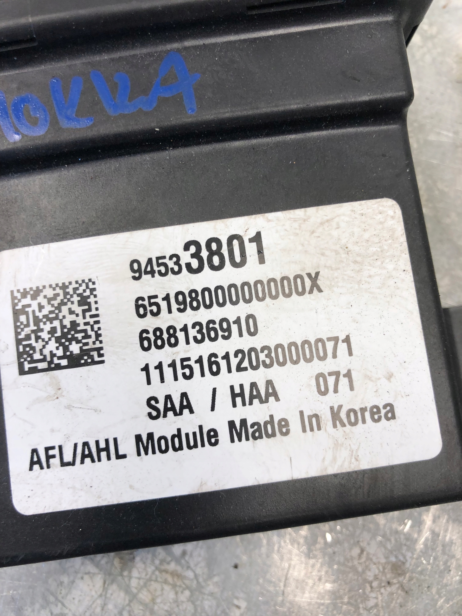 modul Bedienteil lichte Leuchten OPEL MOKKA 94533801