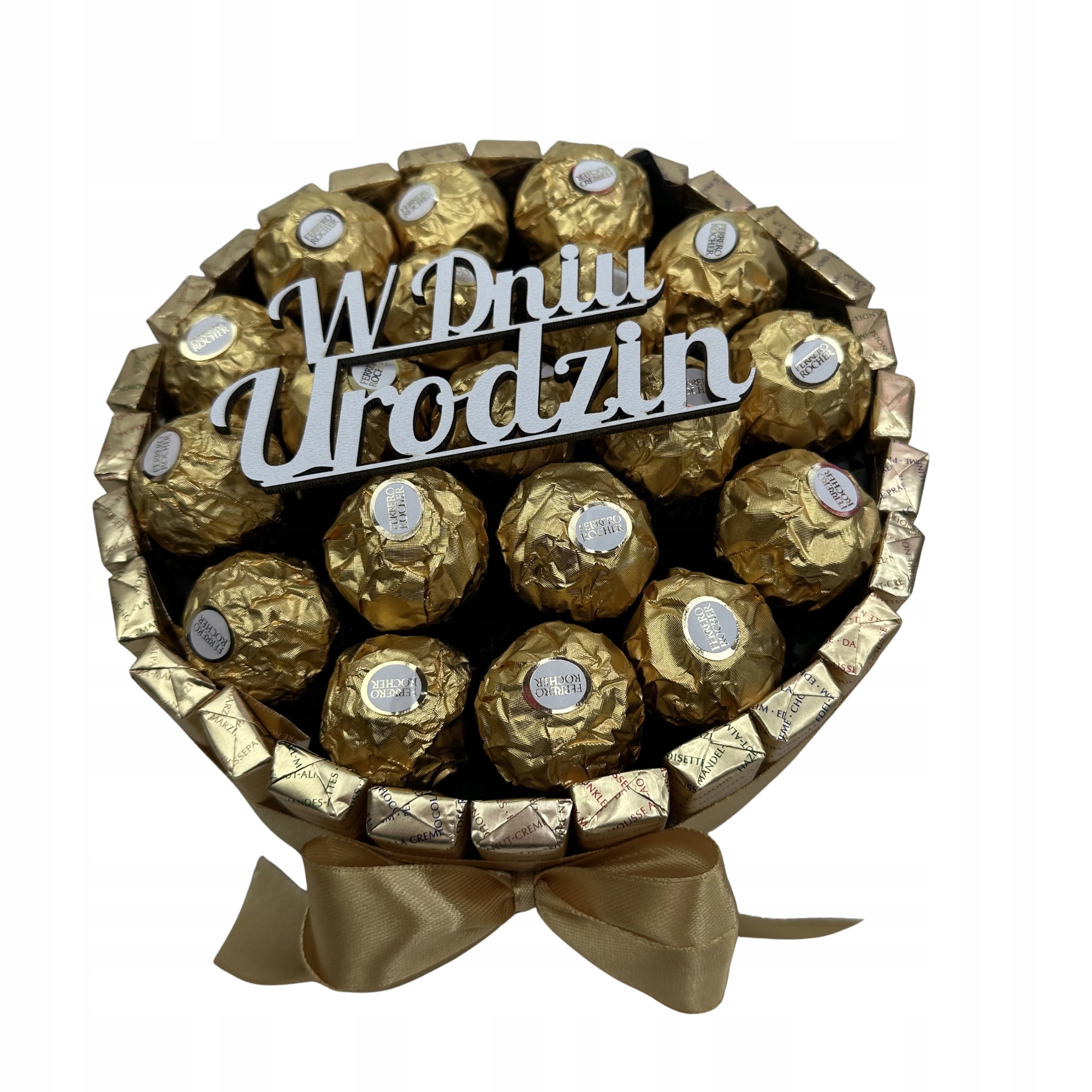 Levně Dárková Sada Dárek Dort Merci Ferrero, Den Táty, Přítele, Narozeniny