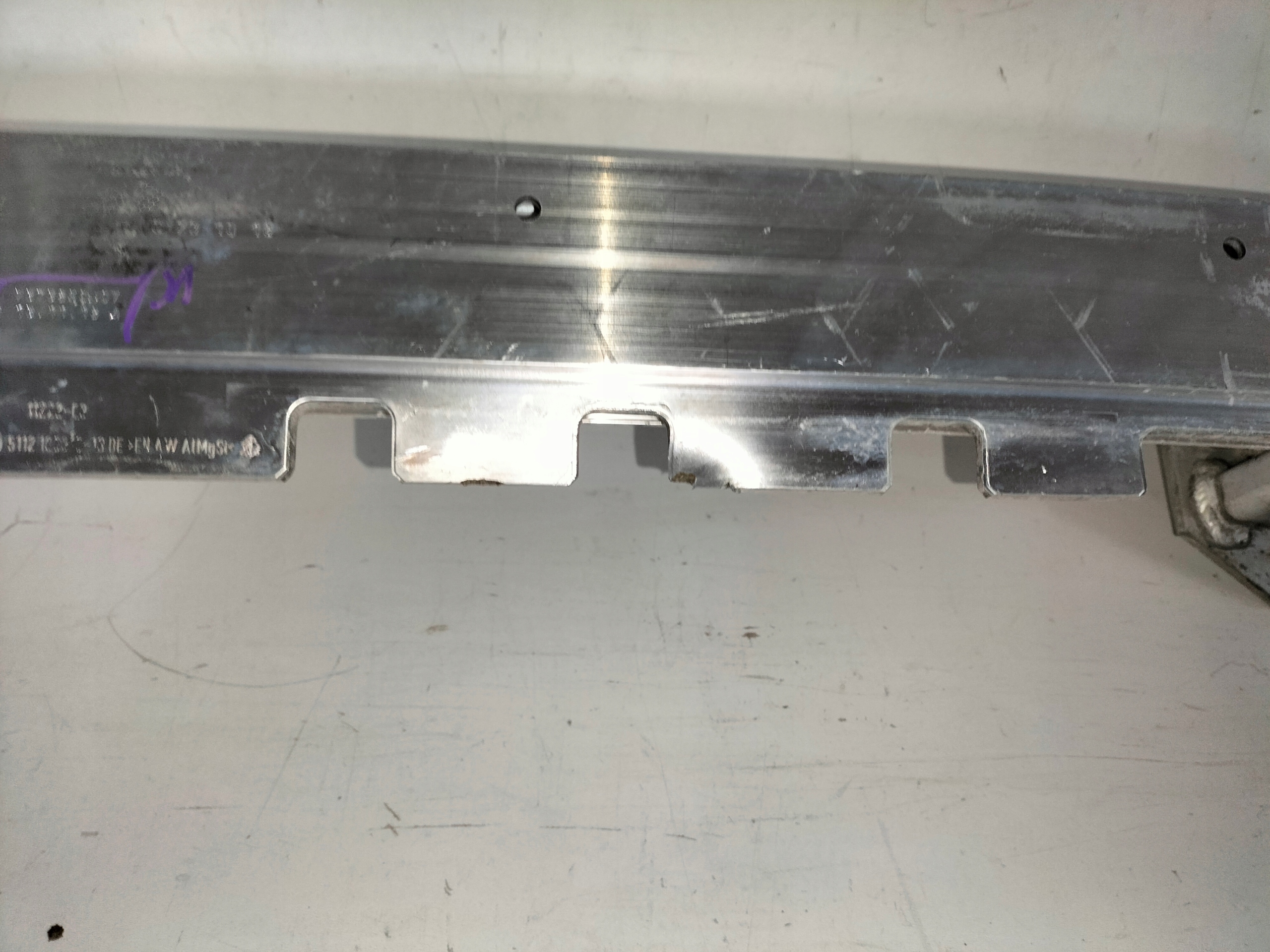 pillar bumper support rear part BMW 5 G30 17