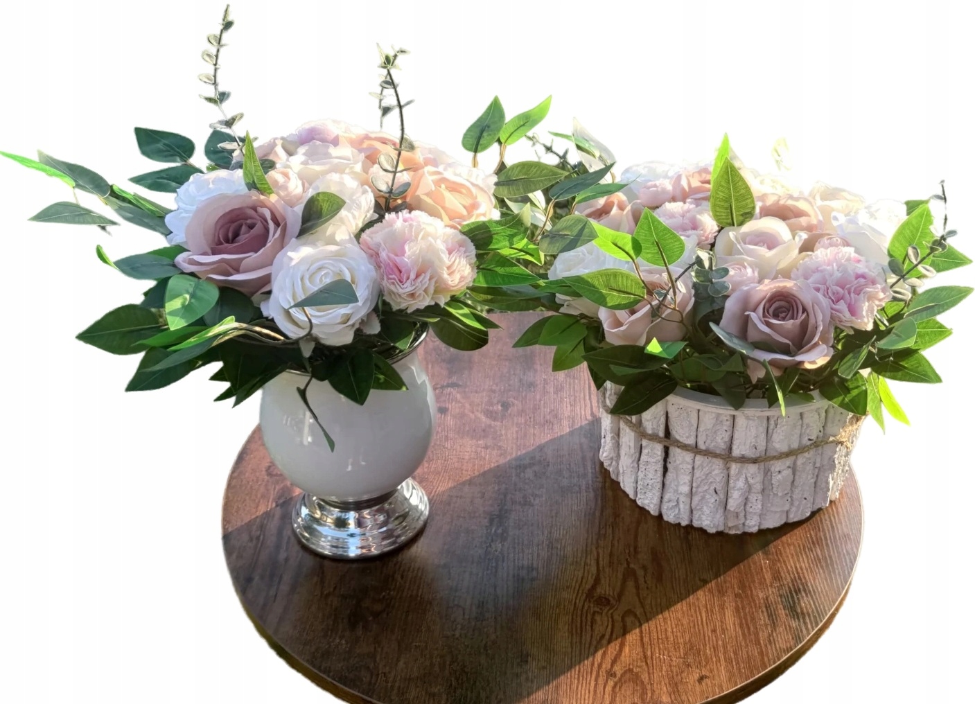 Komplet Dekorace Na Hrob Hřbitov Umělé Květy Kompozice Stylová Váza