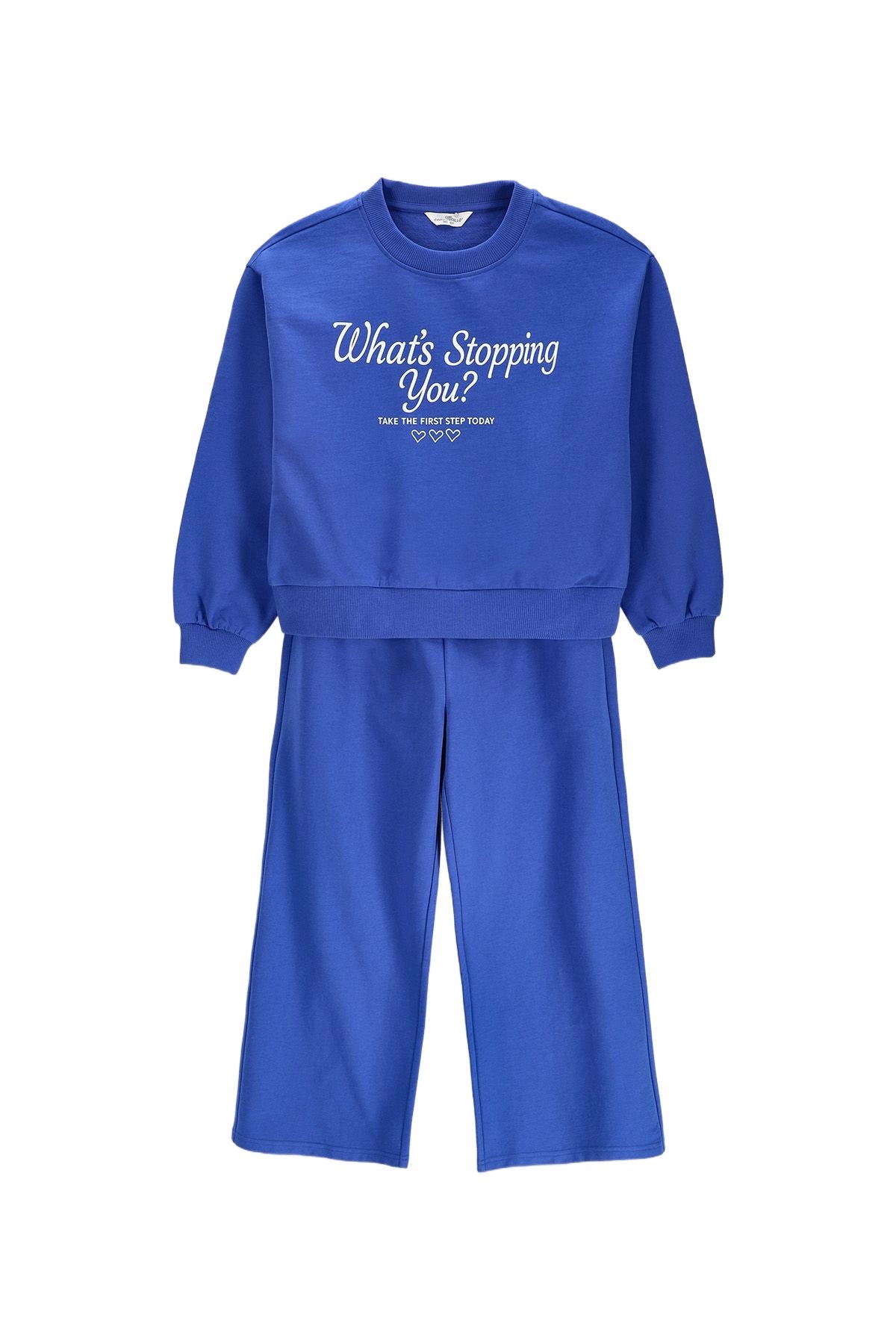 Komplet Dziecięcy Dres Bluza Bez Kaptura Kobaltowy 158 Coccodrillo ZC6