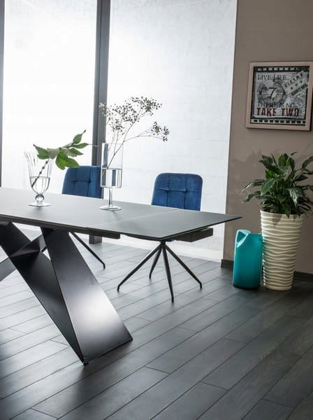 Stół rozkładany WESTIN 160(240)x90 czarny Funkcje rozkładany