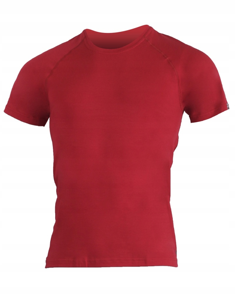 Pánské tričko Lasting Quido 100% Merino Hiking Červené (3636) M