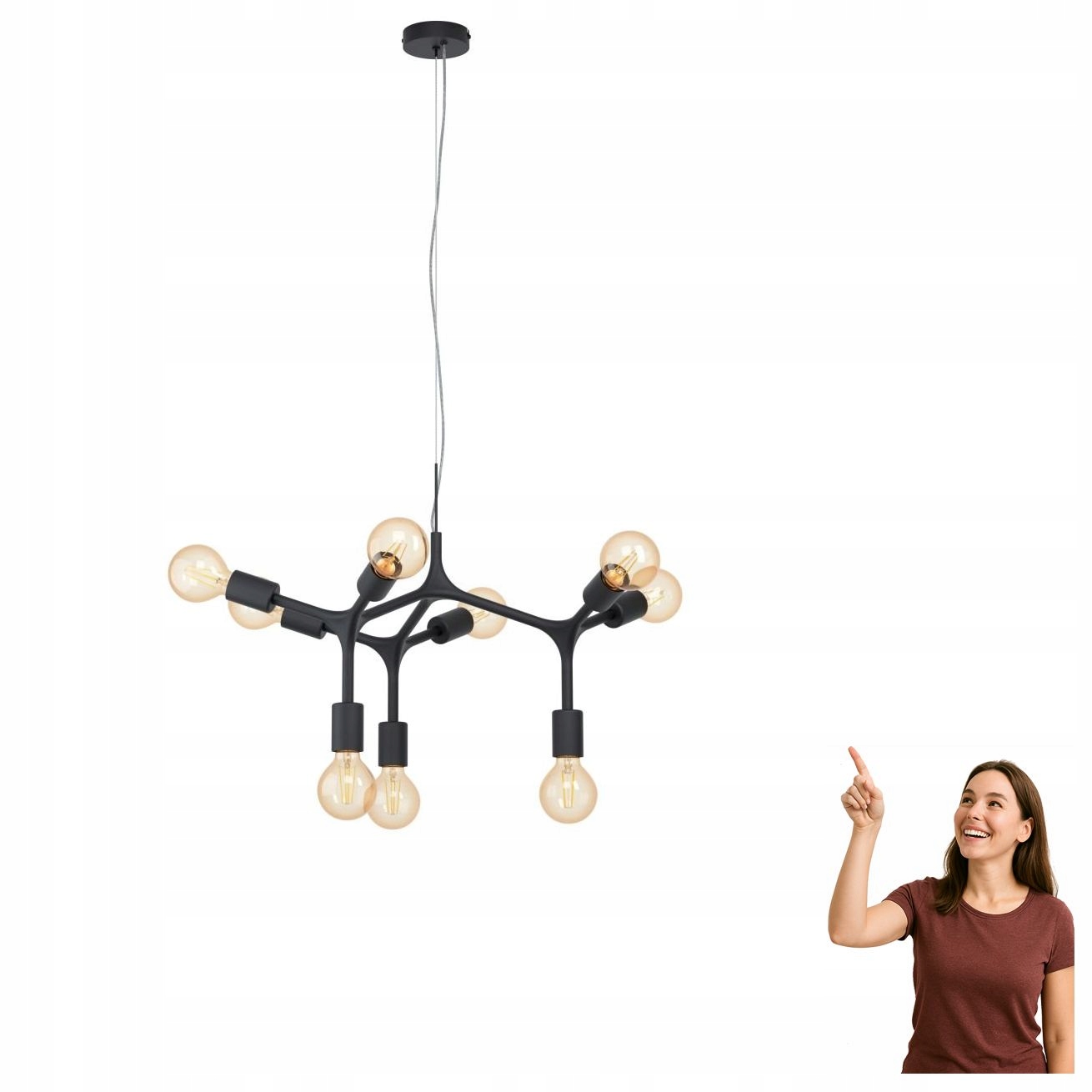 Závesná lampa Bocadella 98346 Eglo