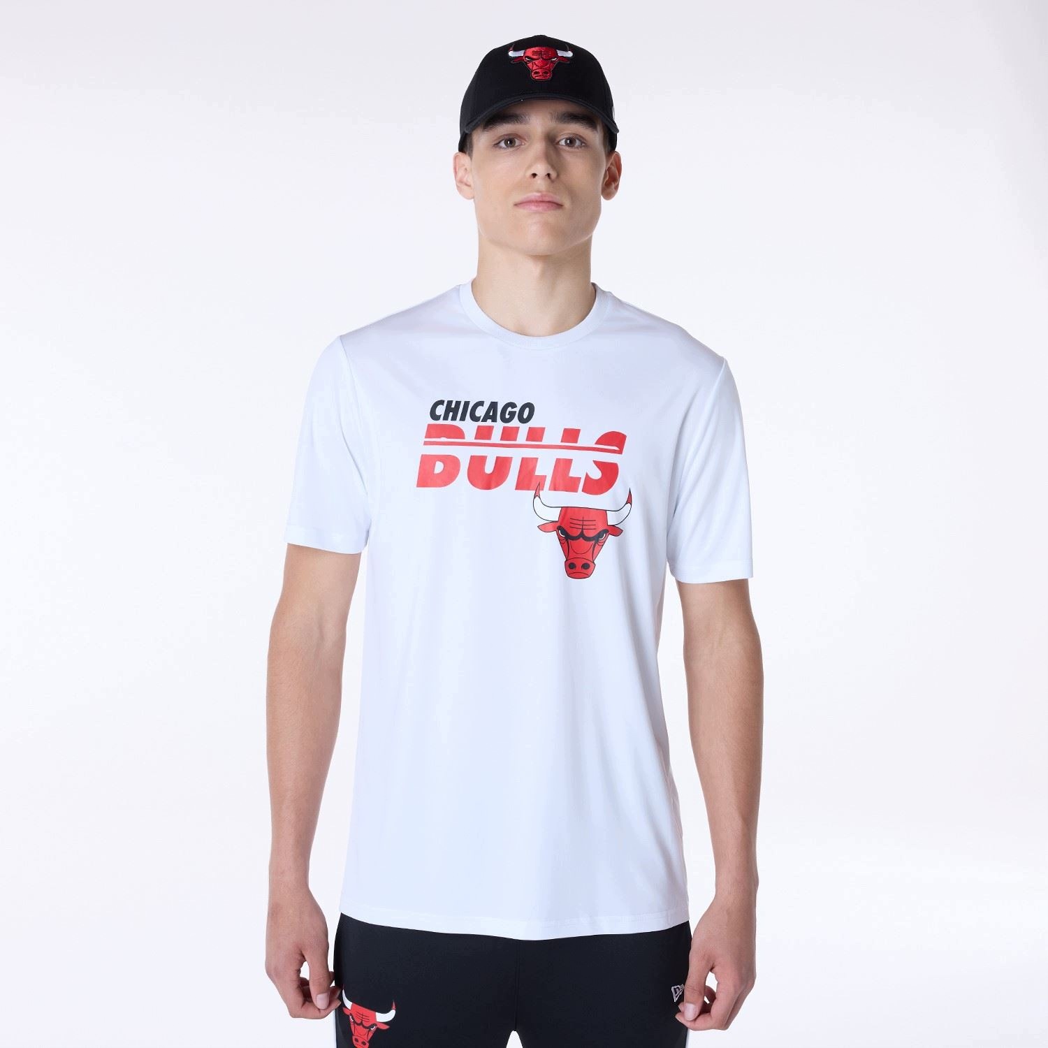 Chicago Bulls New Era Nba Essentials Tee T-Shirt White