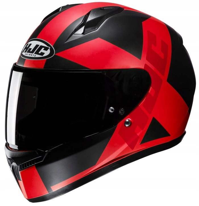 HJC KASK INTEGRALNY C10 TEZ CZARNO-CZERWONY M
