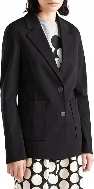 United Colors Of Benetton Černé Sako S Klasickým Límcem 34 J7H