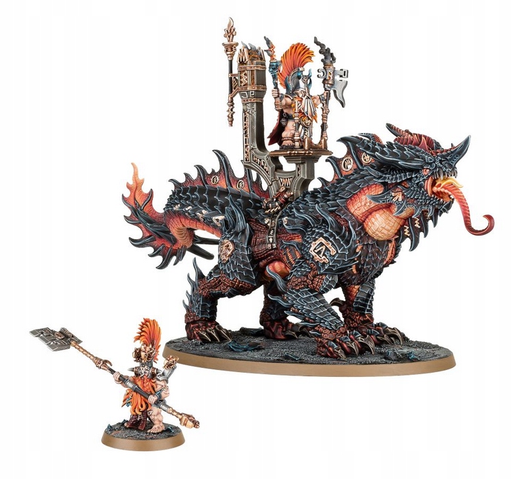 Fyreslayers - Auric Runefather on Magmadroth Rodzaj zestaw