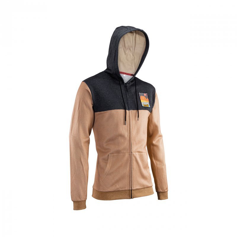 Mikina Mikina Leatt Zip Premium Desert S
