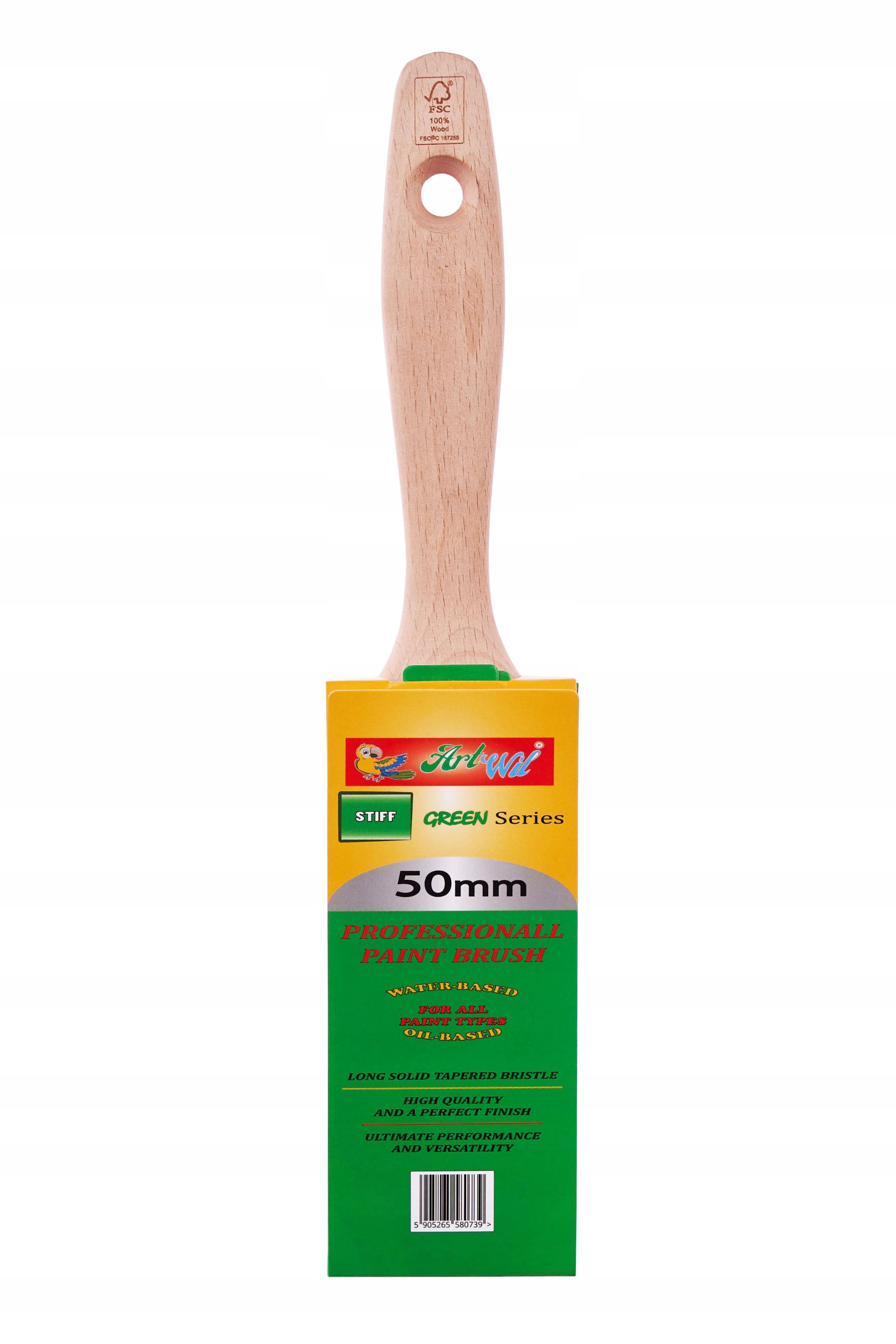 PROFESJONALNY PĘDZEL MALARSKI PŁASKI ARTWIL 50mm Marka inna