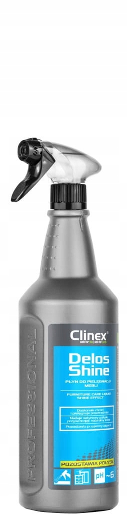 

Clinex Delos Shine - 1L - Płyn do mebli Połysk