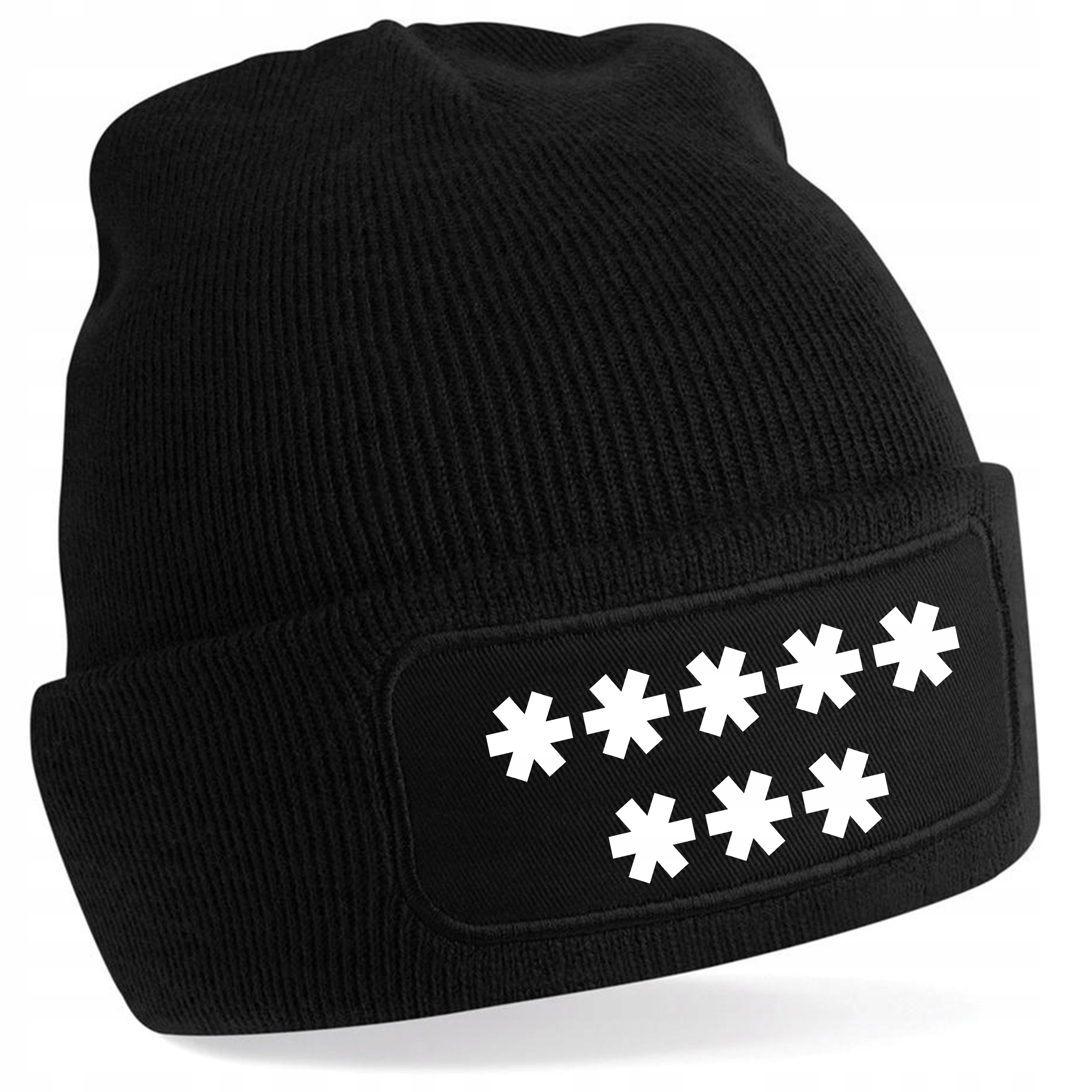 CIEPŁA CZAPKA ZIMOWA ANTY PIS GWIAZDKI BEANIE