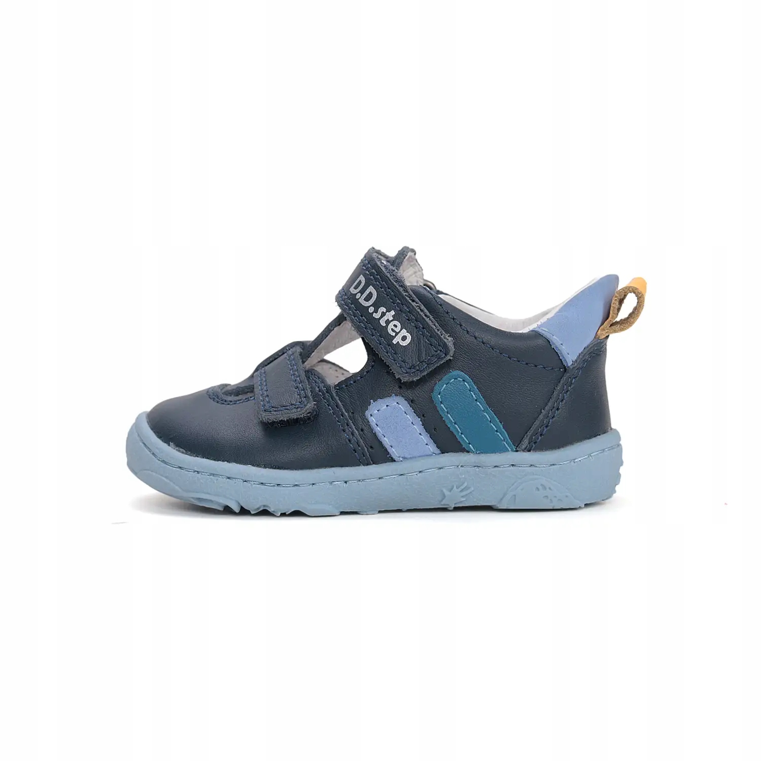 Półbuty skórzane barefoot D.D. Step H077-61288 Royal Blue 25