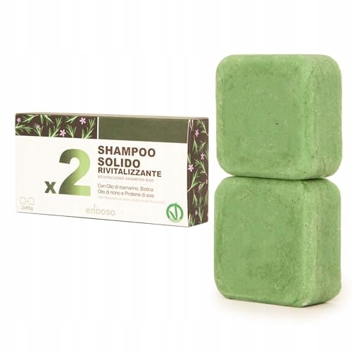 Enooso Bio Šampon proti vypadávání vlasů s rozmarýnem 130 g Přírodní vegan
