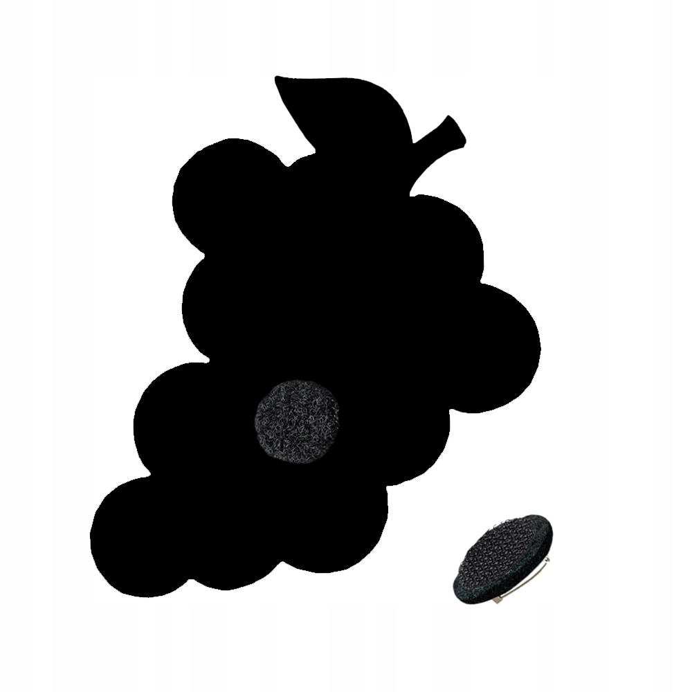 PRZYPINKA WINOGRONO STRÓJ OWOCE J.ZIELONA 15x10 Marka inna