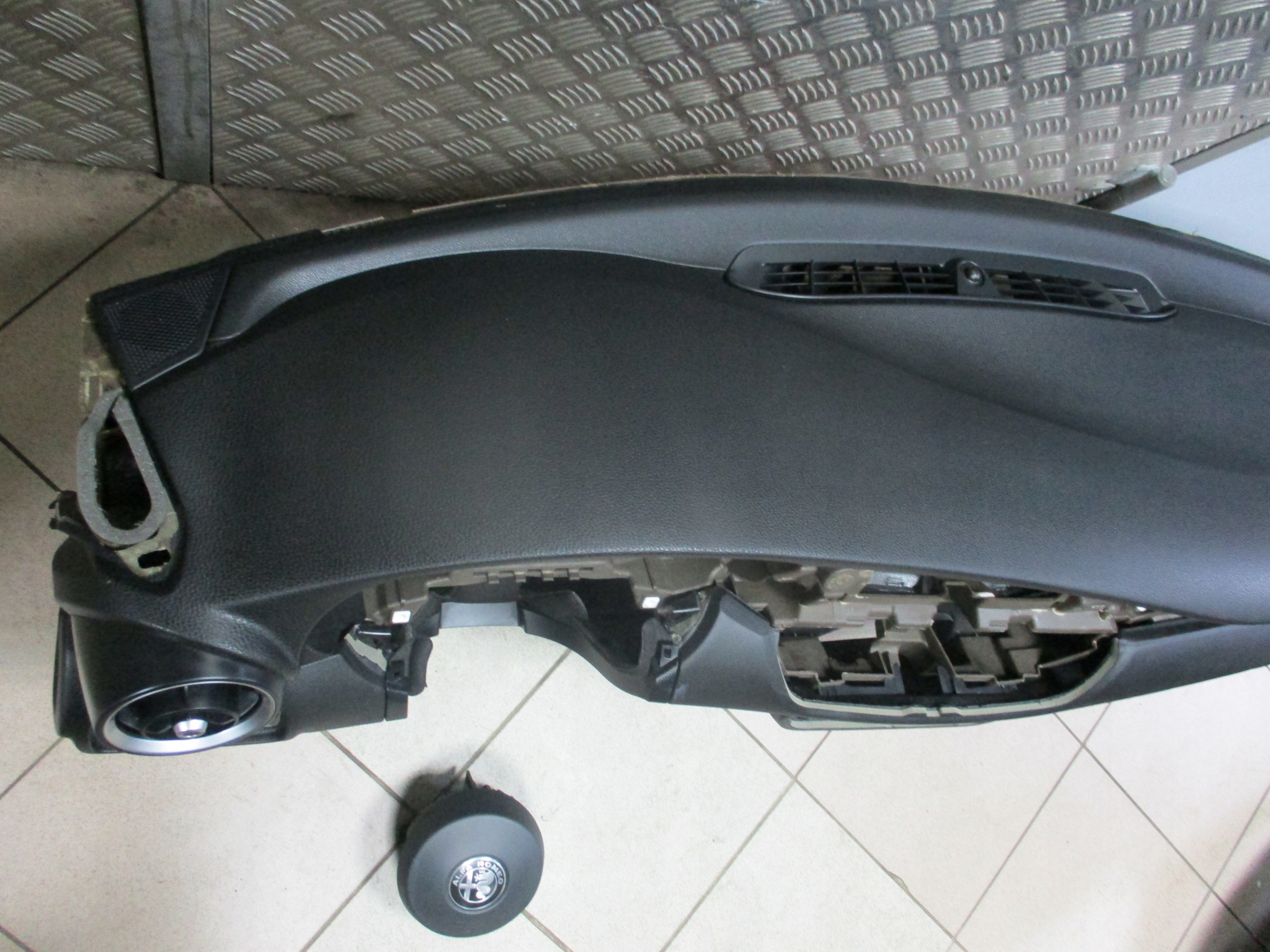 dashboard console airbag Alfa Romeo Giulia