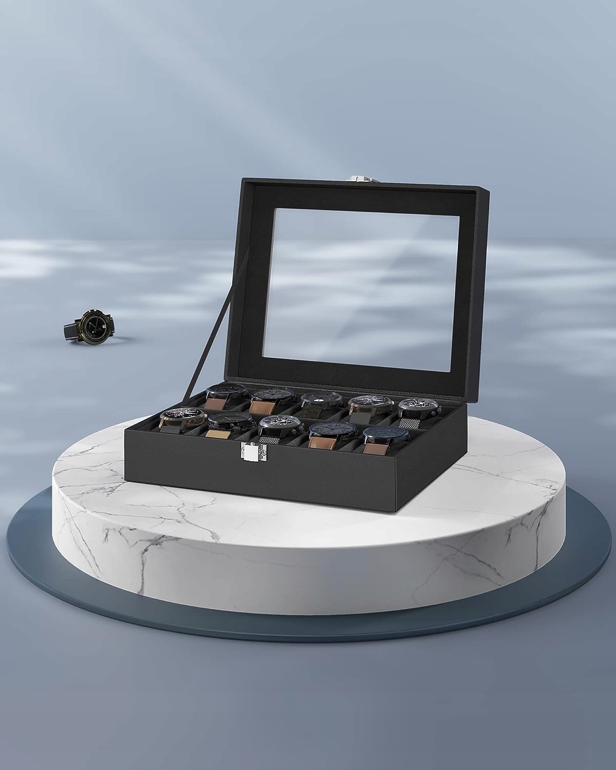 Organizer Pudełko Etui Na Zegarki Na 10 Zegarków Model 10szt