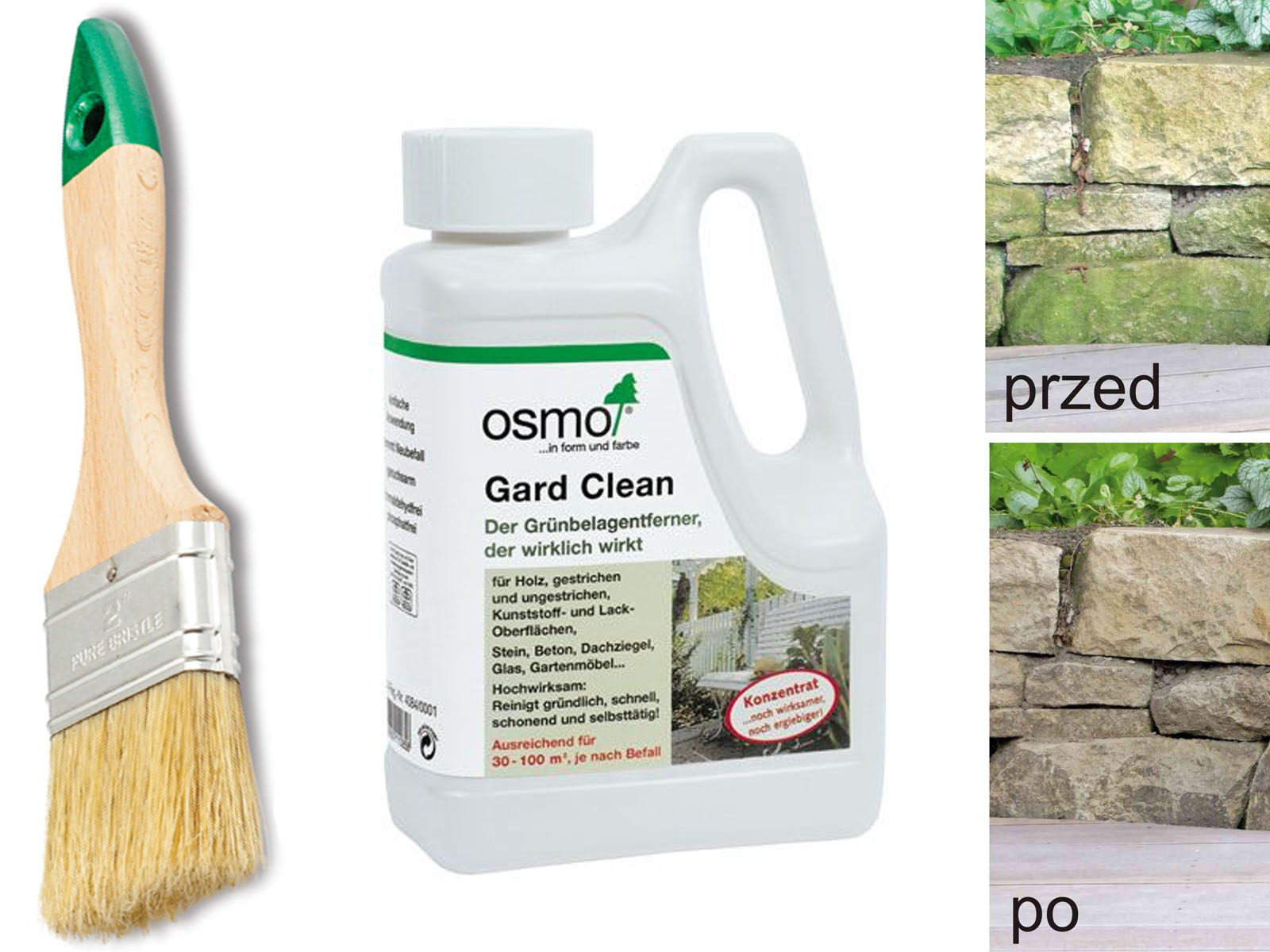 Osmo 6606 odstraňovač zeleného mechového nánosu