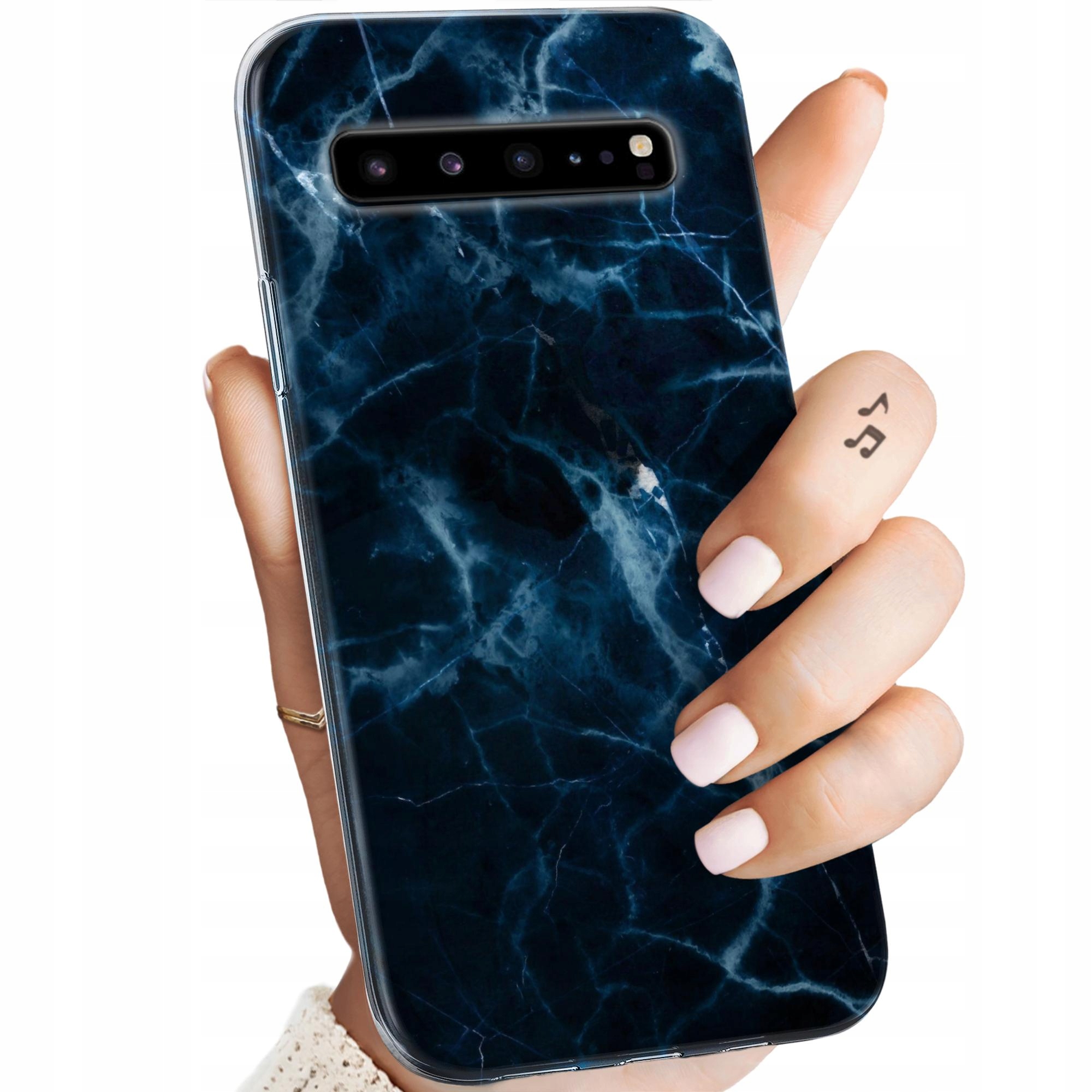 Etui Do Samsung Galaxy S10 5G Granatowe Obudowa Pokrowiec Case