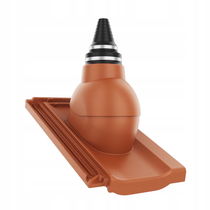 Anténní přechod, těsný střešní průchod Creaton Koda Miedziana