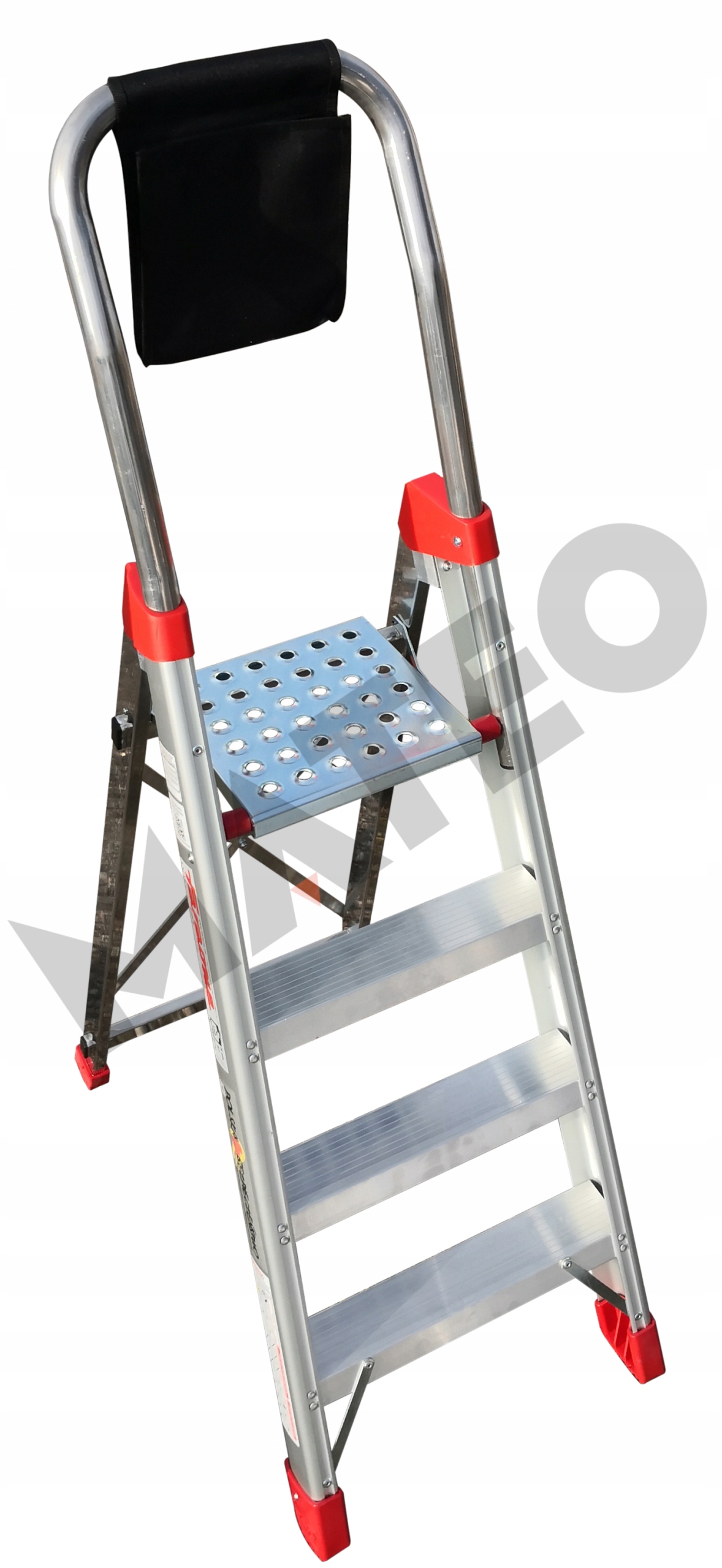 Drabina aluminiowa Profesjonalna Faraone Lady 4 Waga 7.3 kg