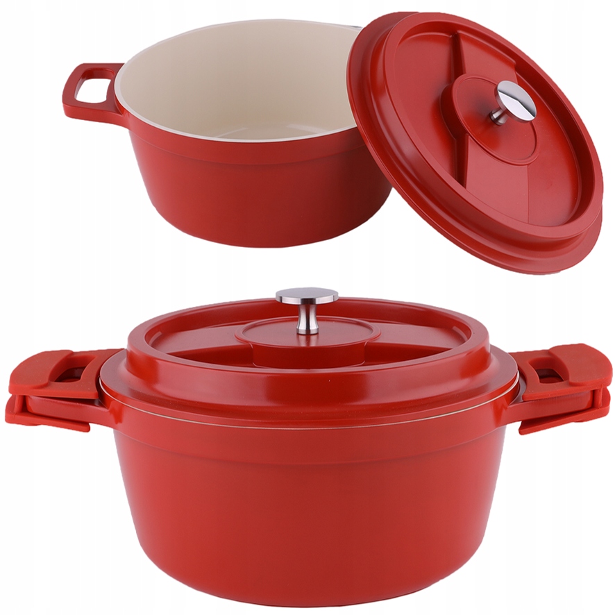 Garnek Piekarnik Holenderski Indukcja Dutch Oven Alumnium 28CM, 6,3L
