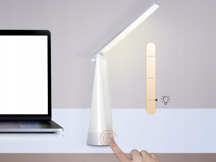 LAMPKA BIURKOWA NOCNA LED 7W 4000K RGB AKUMULATOR Liczba punktów światła 2