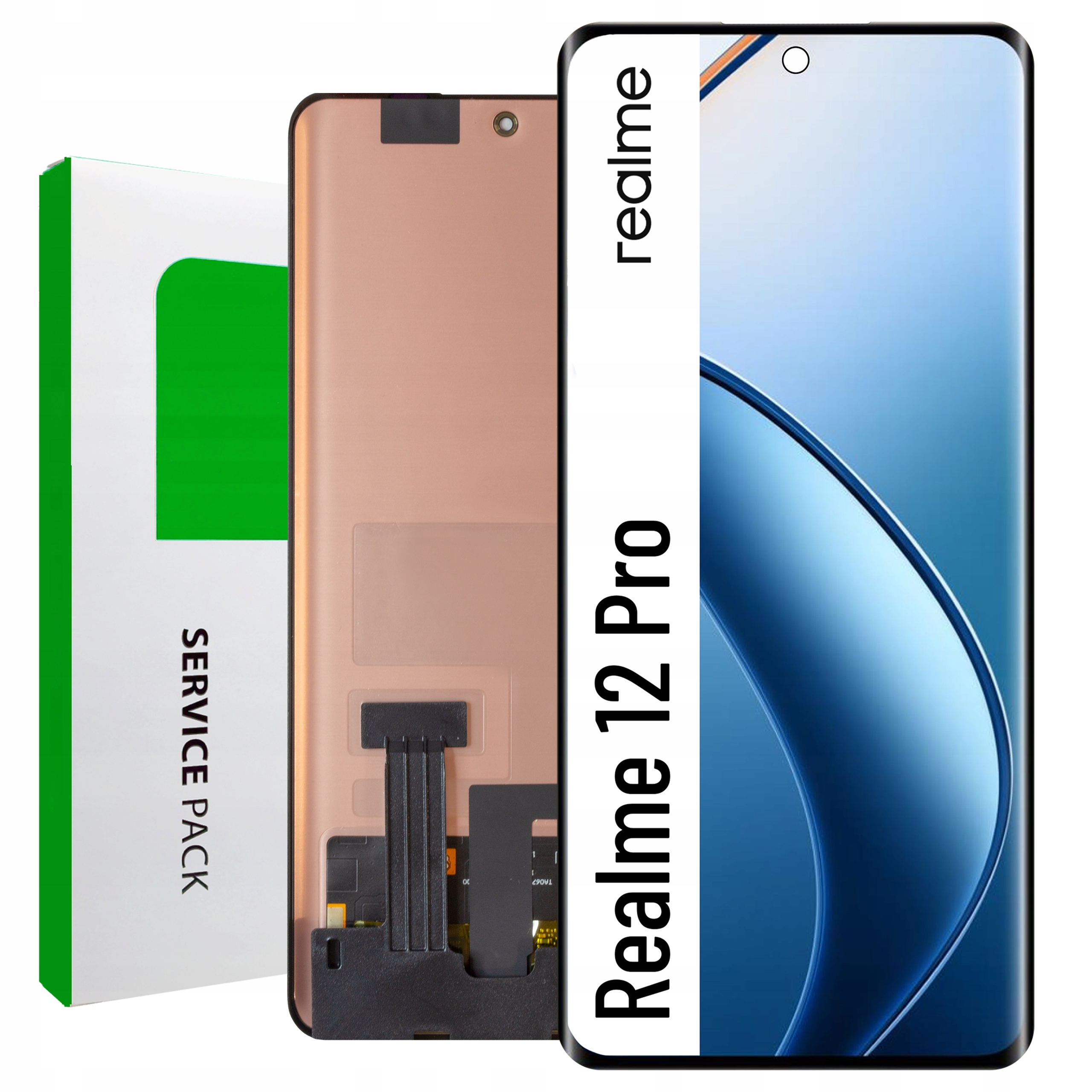 RMX3842 LCD pro Realme 12 Pro Service Pack Displej Matrix Originál Zila
