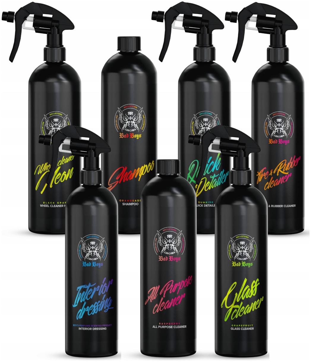 RR Customs RRC Bad Boys Mega Zestaw Kosmetyków Do Auta Detailing Prezent