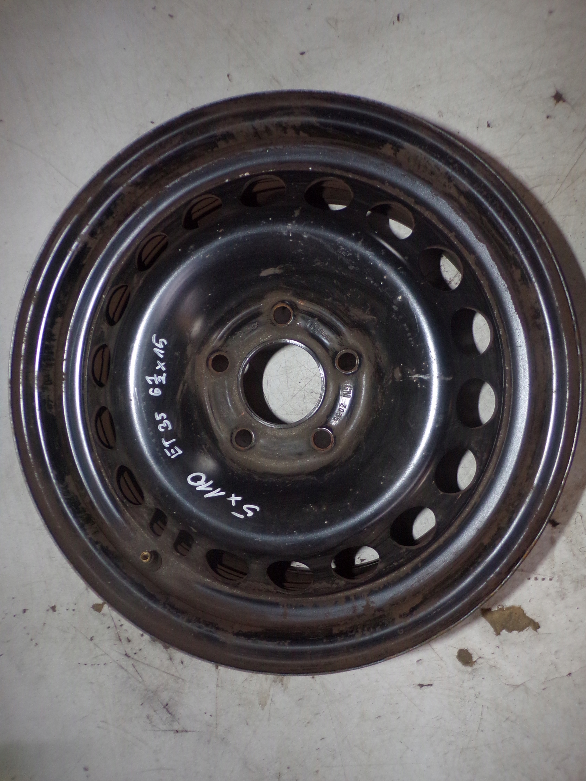 FELGA STALOWA 6,5X15 5X110 ET35 Typ samochodu Samochody osobowe